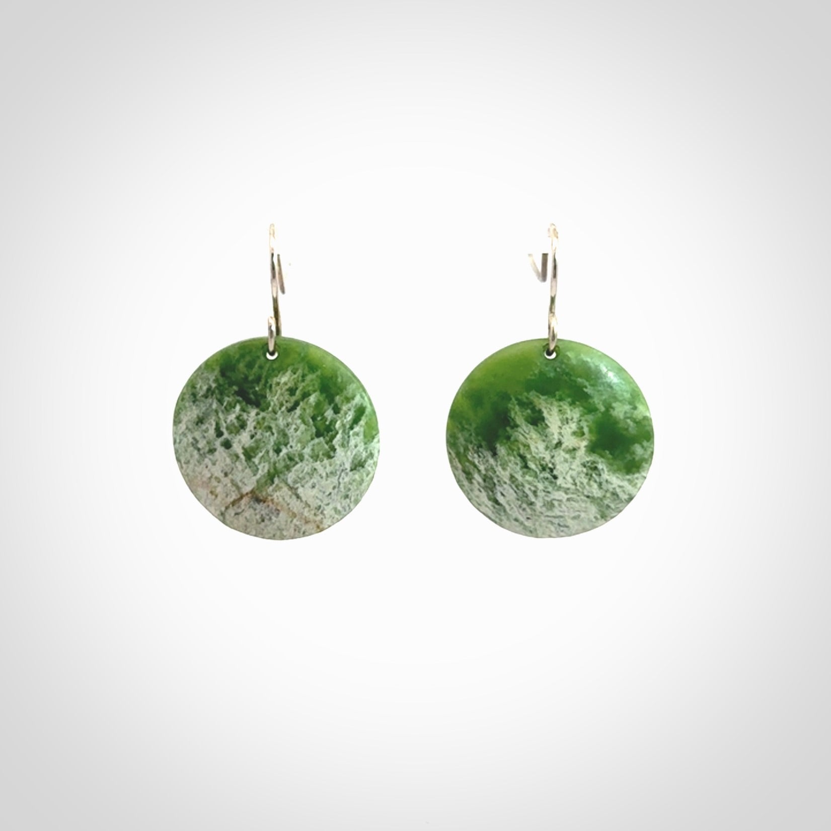 Jade earrings