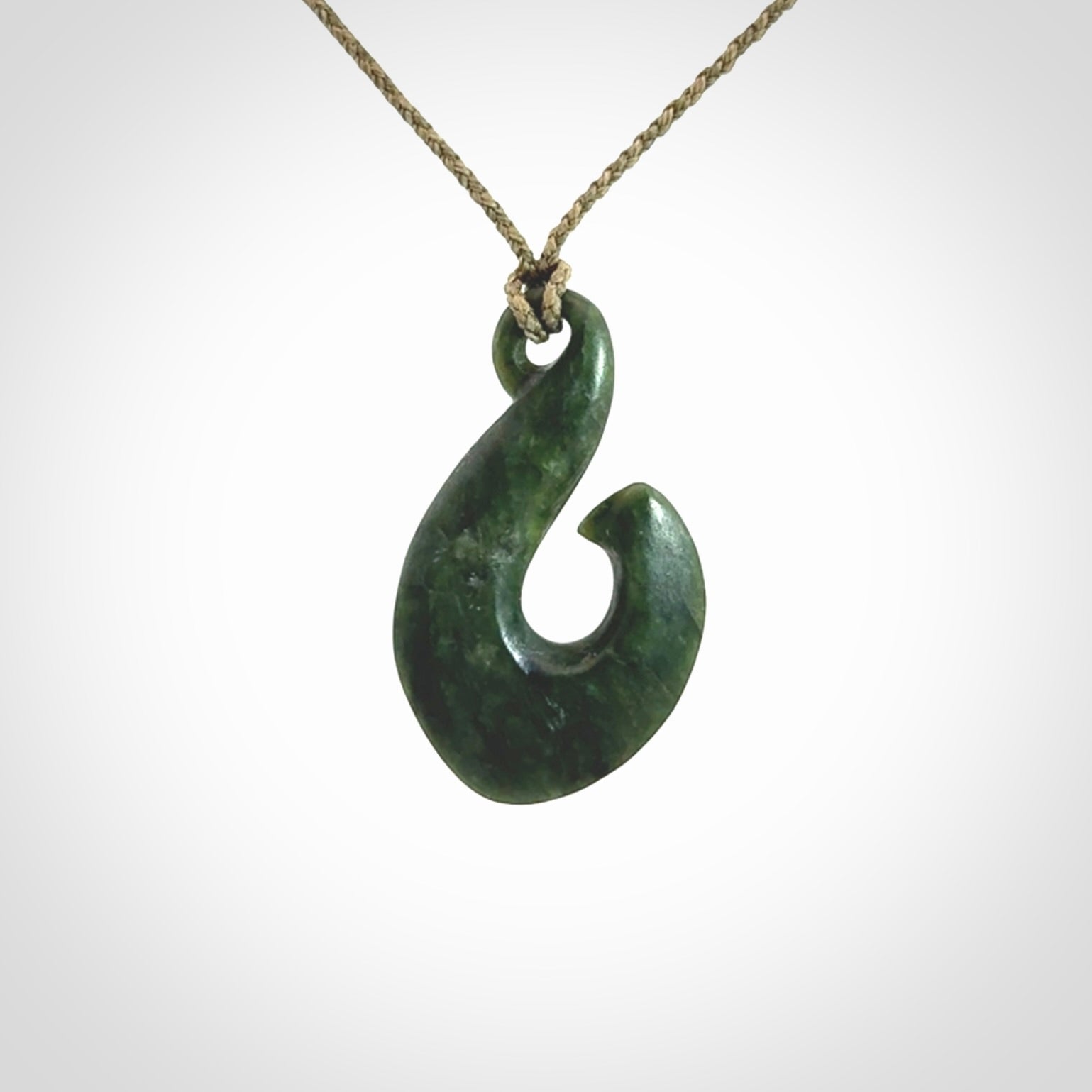 New Zealand Jade Hook Pendant