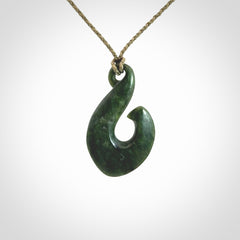 New Zealand Jade Hook Pendant