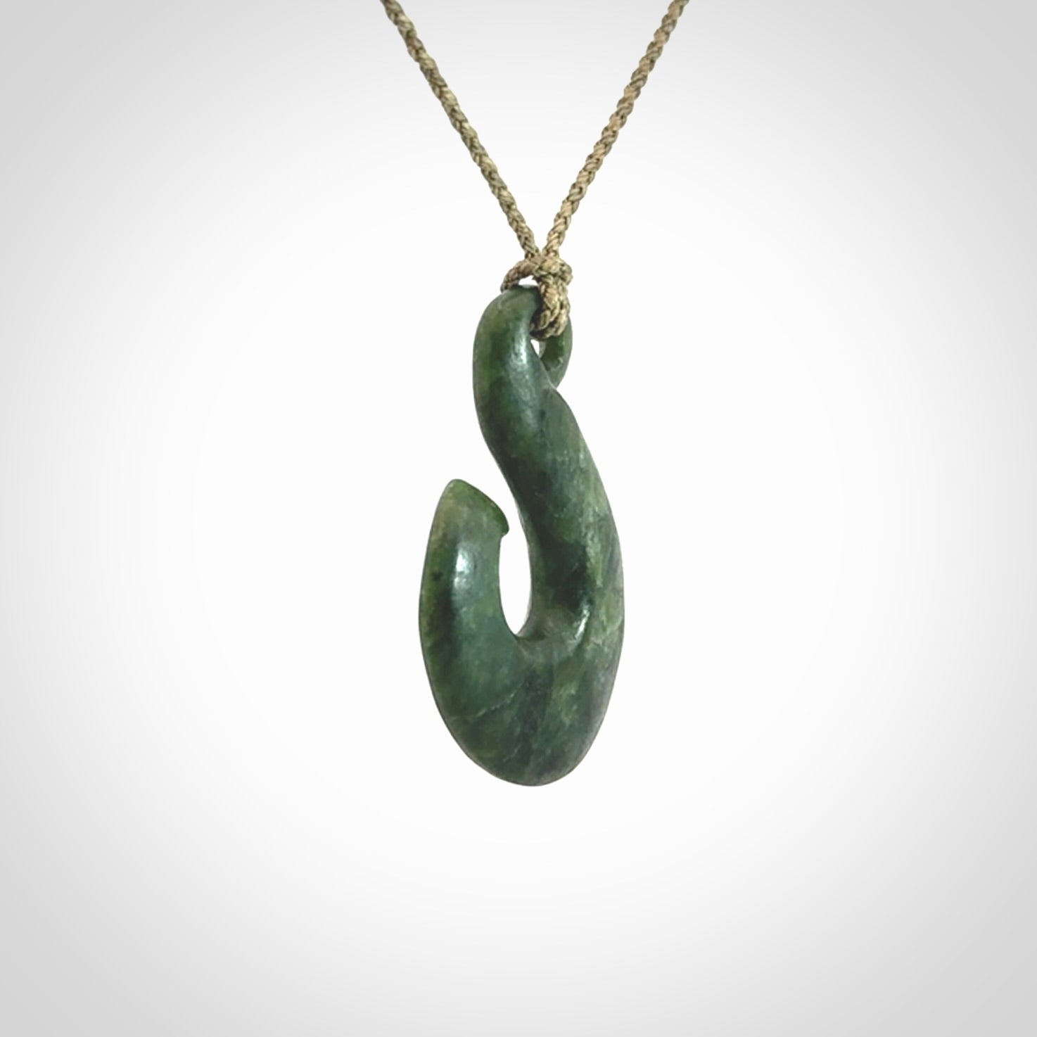 New Zealand Jade Hook Pendant