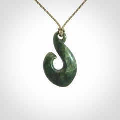 New Zealand Jade Hook Pendant