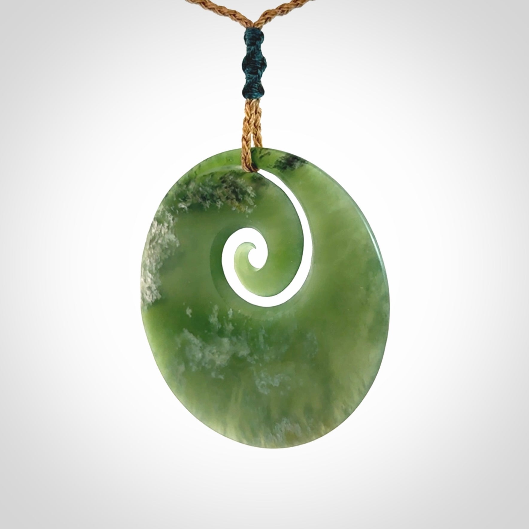 New Zealand Jade Koru pendant