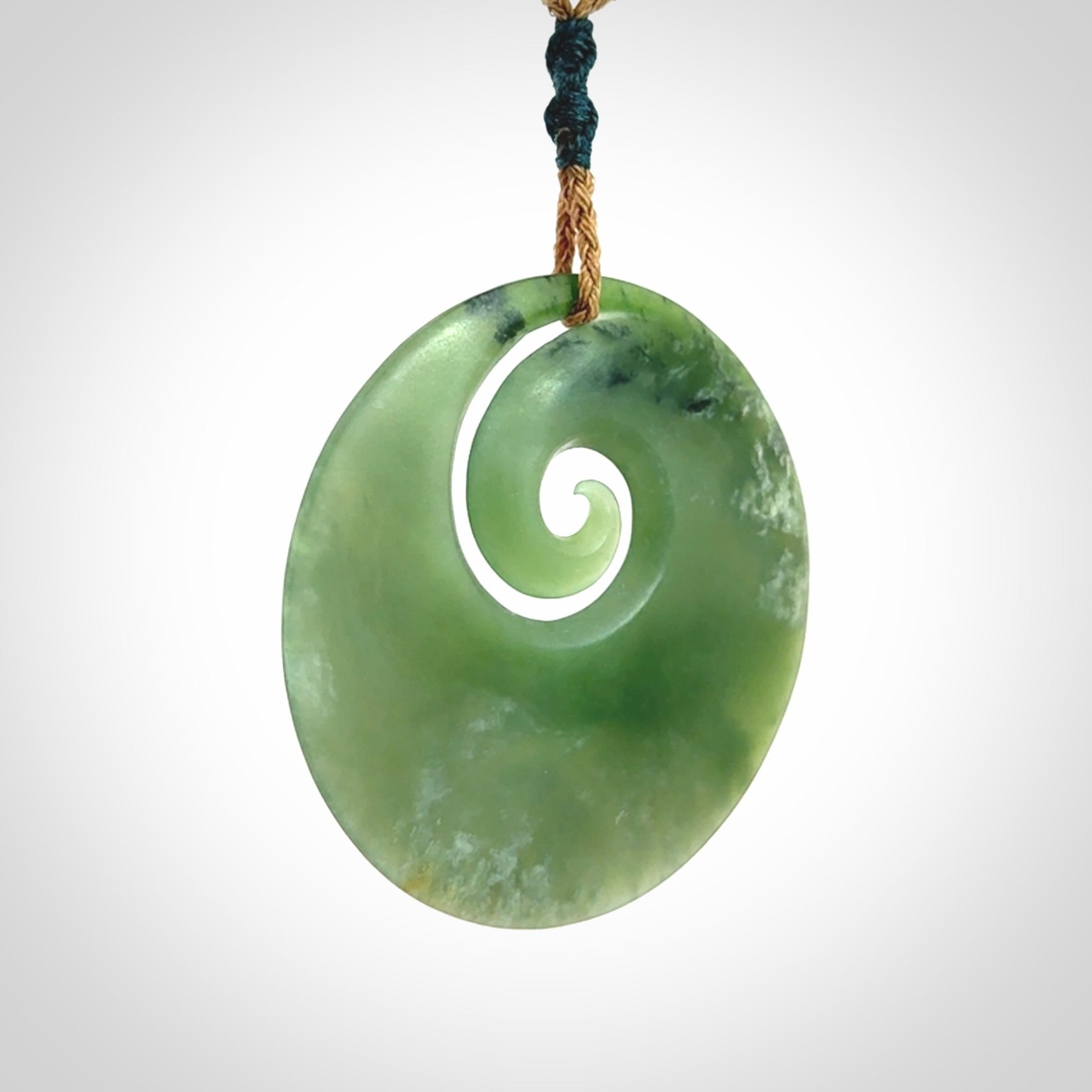 New Zealand Jade Koru pendant