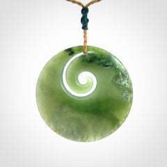 New Zealand Jade Koru pendant