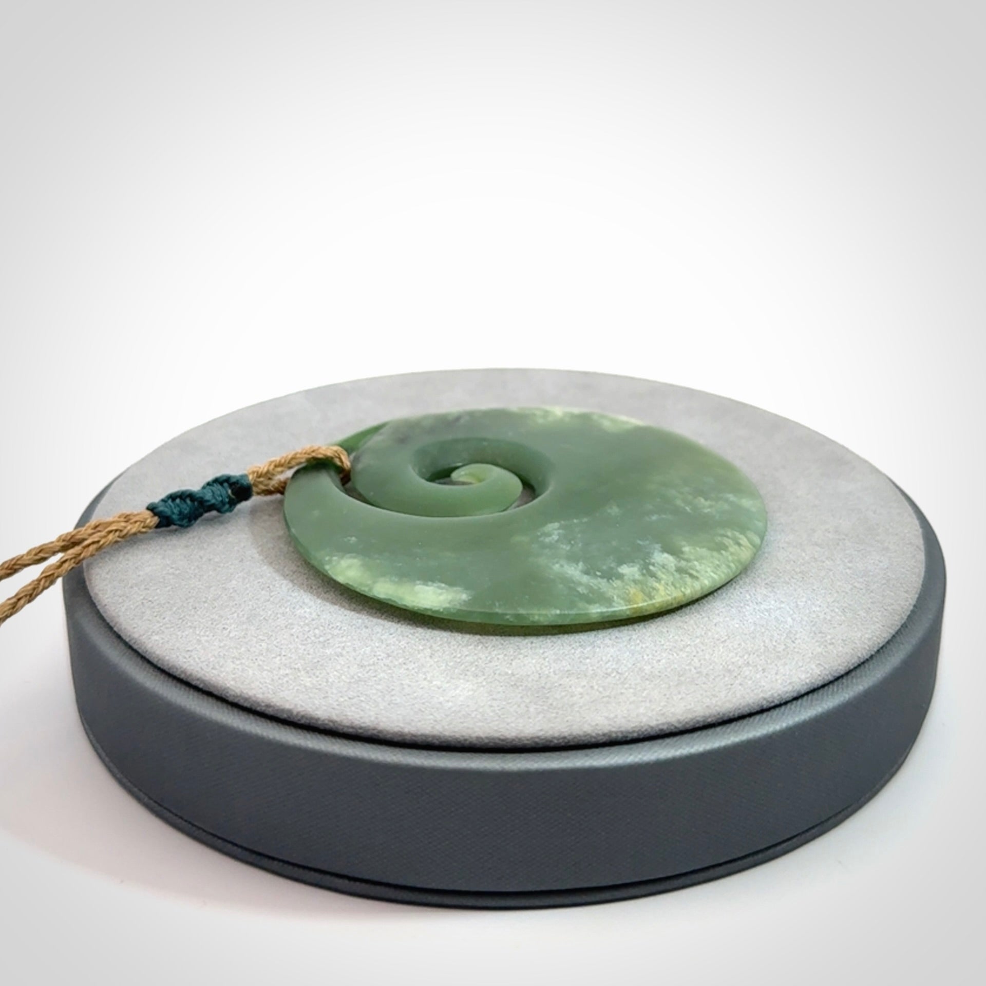 New Zealand Jade Koru pendant