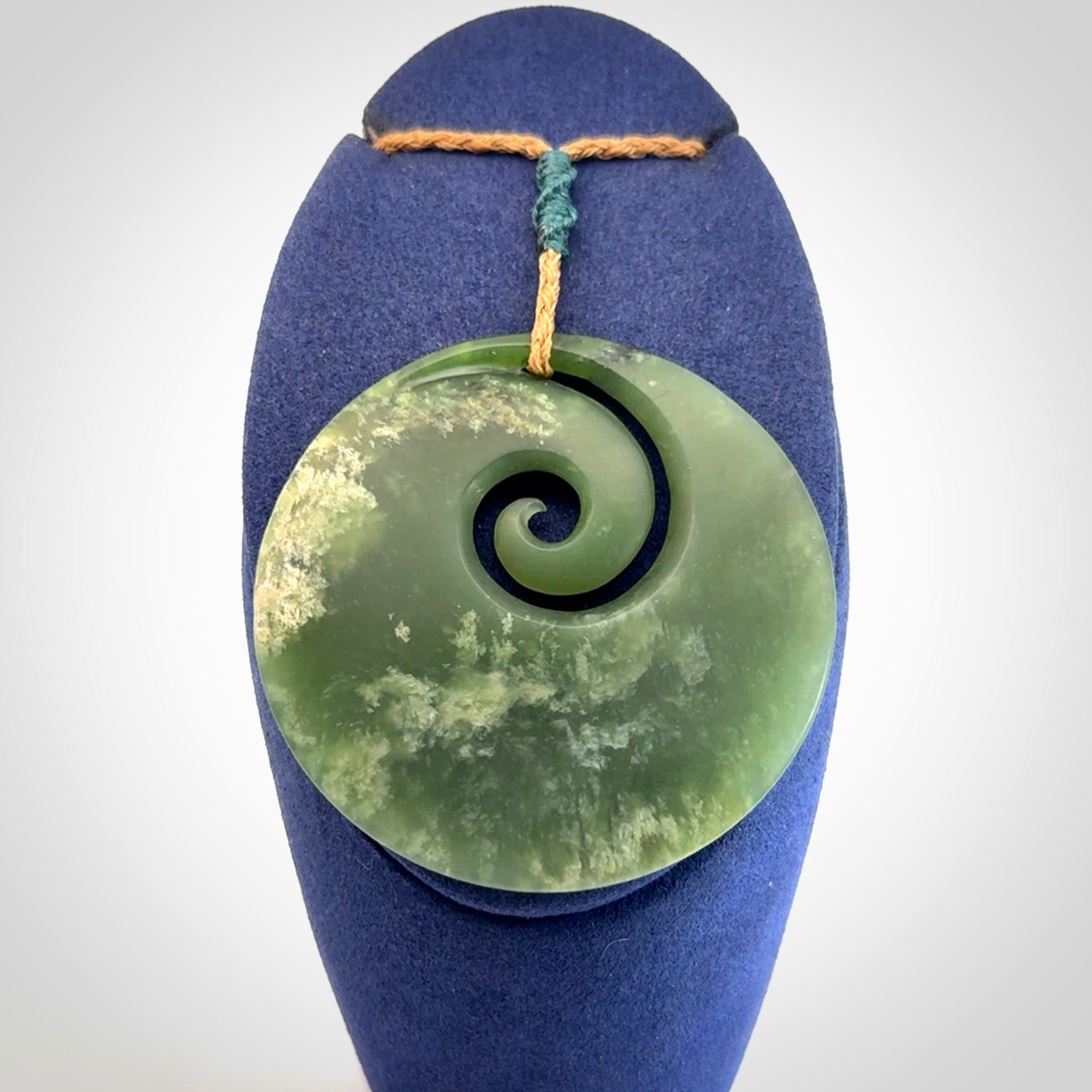New Zealand Jade Koru pendant