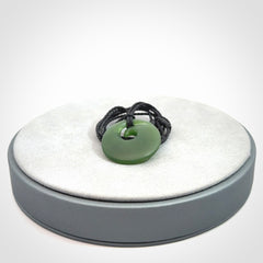 Hand carved New Zealand Jade koru pendant