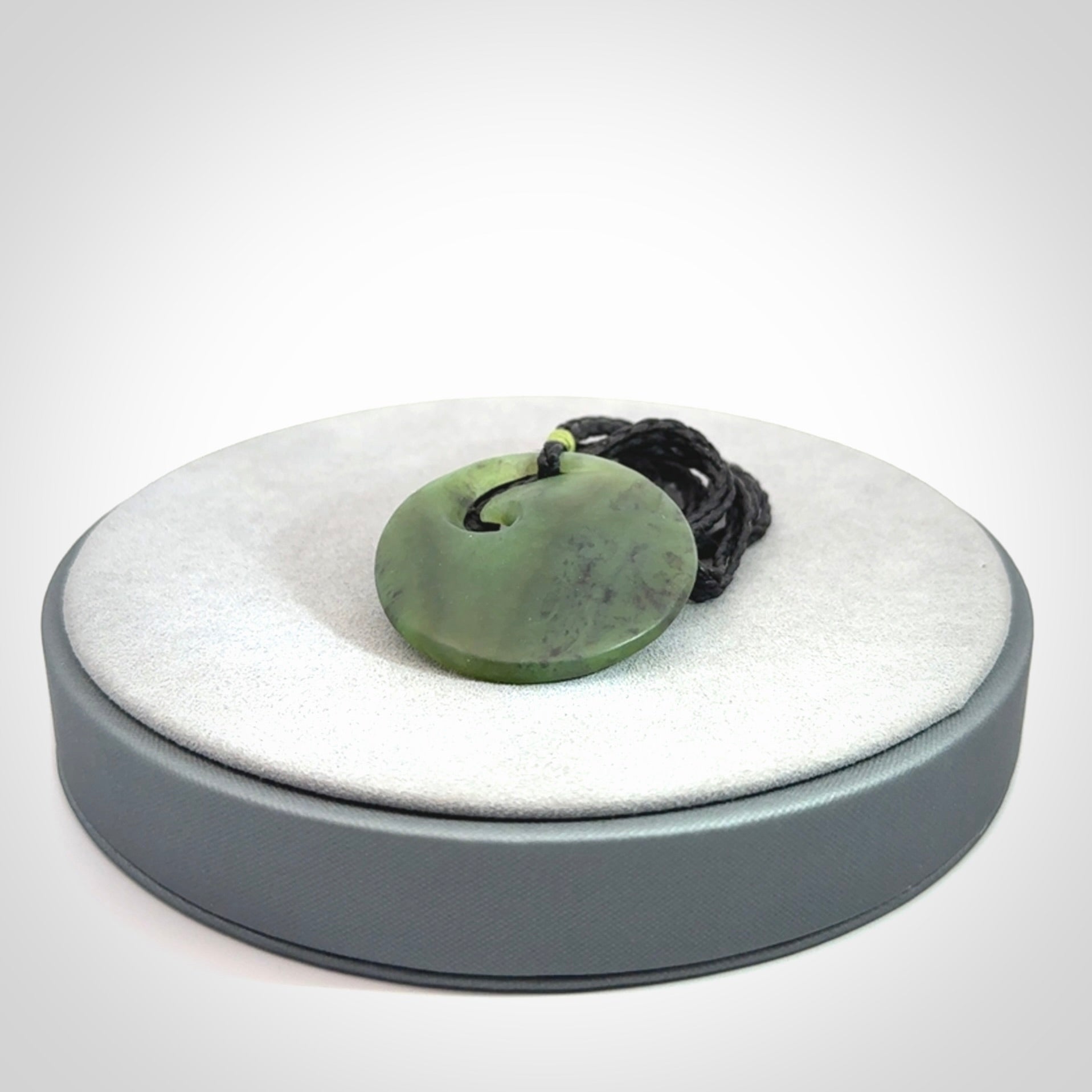 Hand Carved New Zealand Jade koru pendant