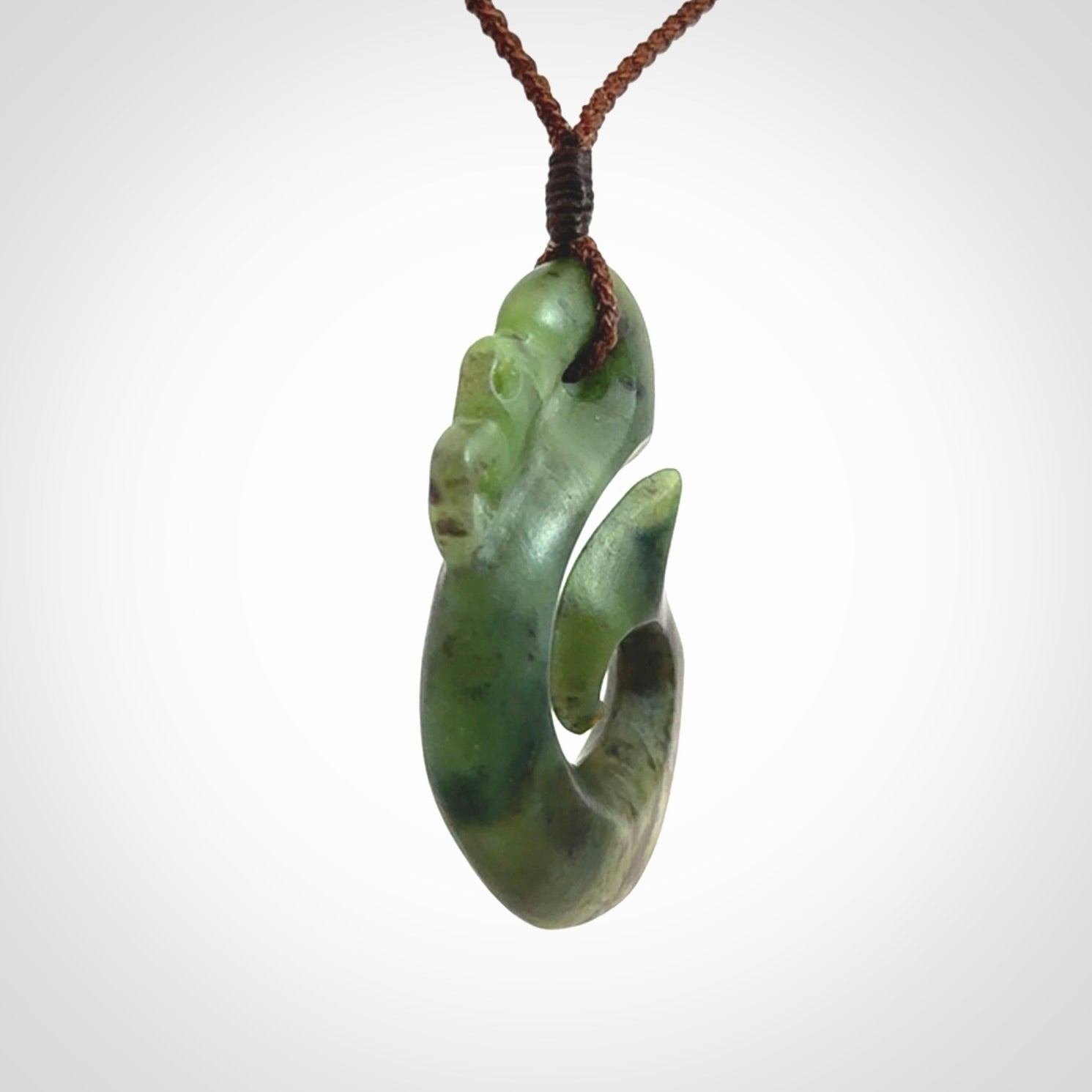 Hand carved New Zealand Jade Manaia pendant