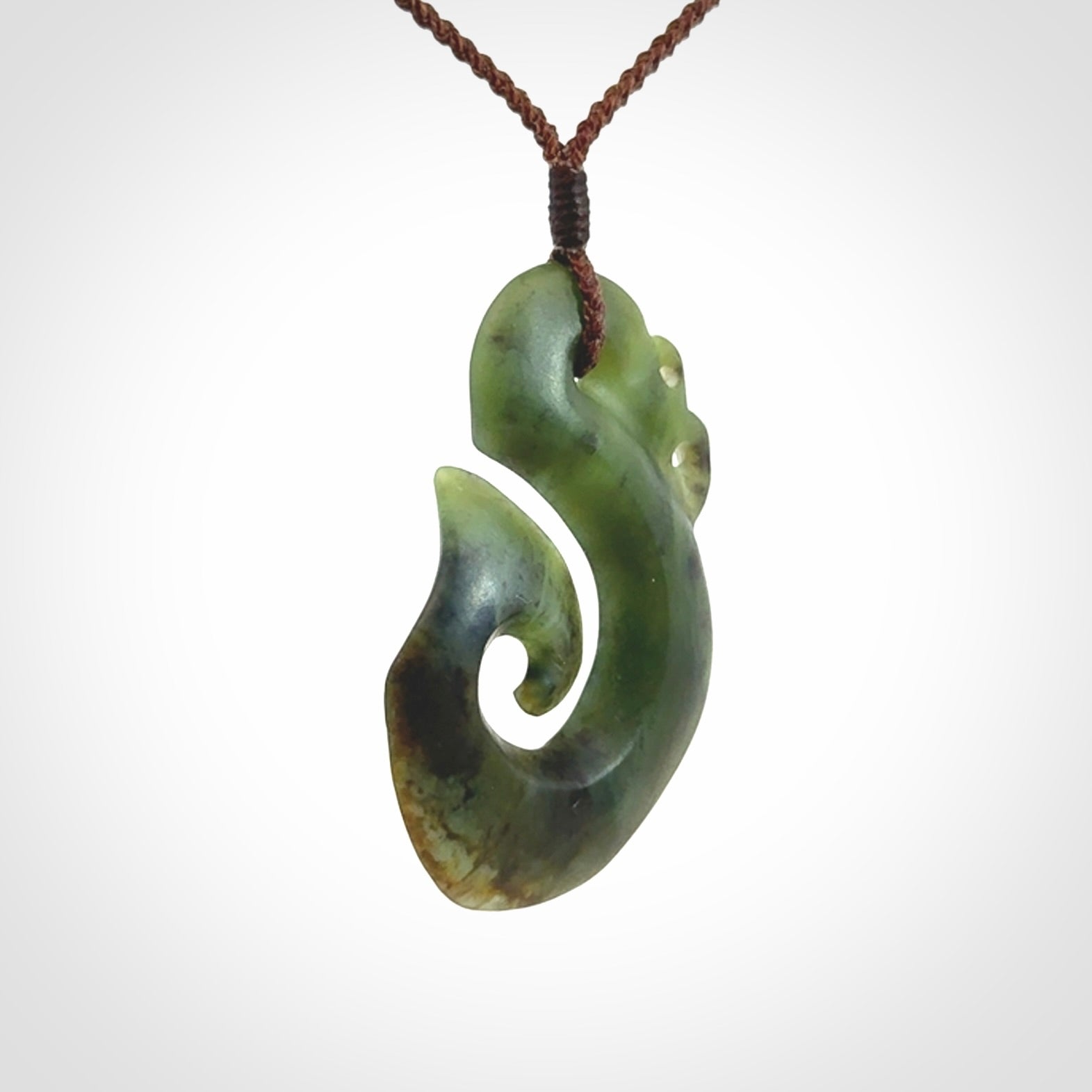 Hand carved New Zealand Jade Manaia pendant