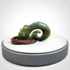 Hand carved New Zealand Jade Manaia pendant