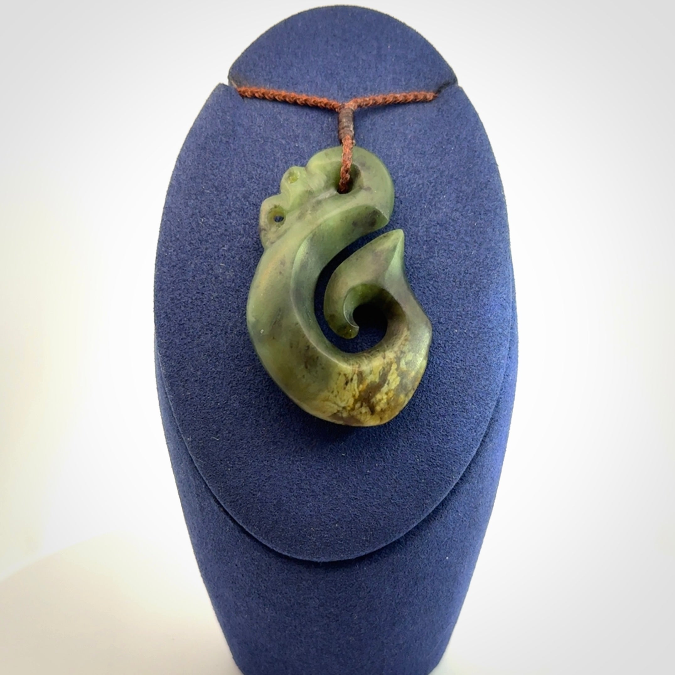 Hand carved New Zealand Jade Manaia pendant