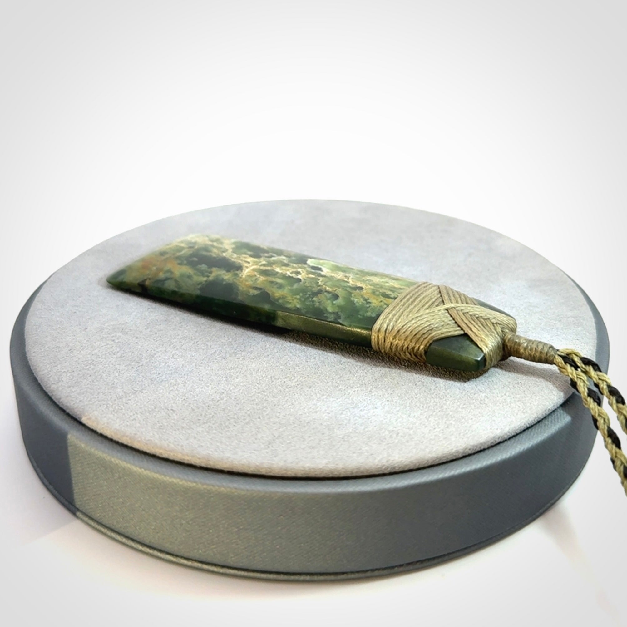 Hand carved New Zealand Jade Toki pendant
