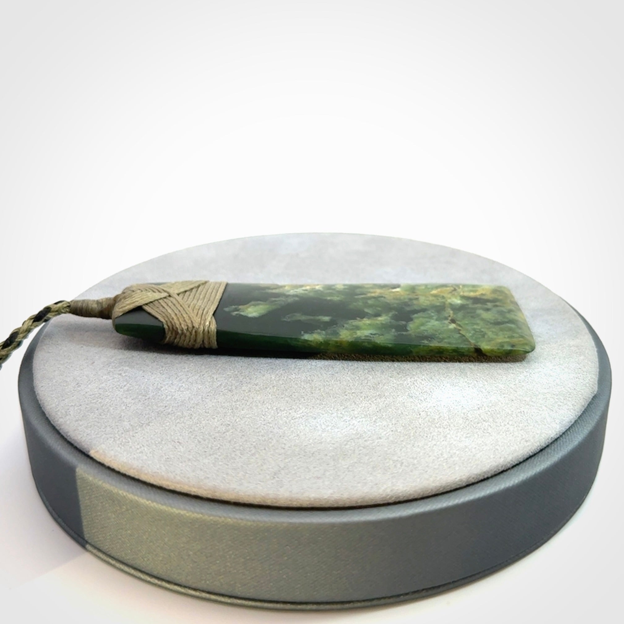 Hand carved New Zealand Jade Toki pendant