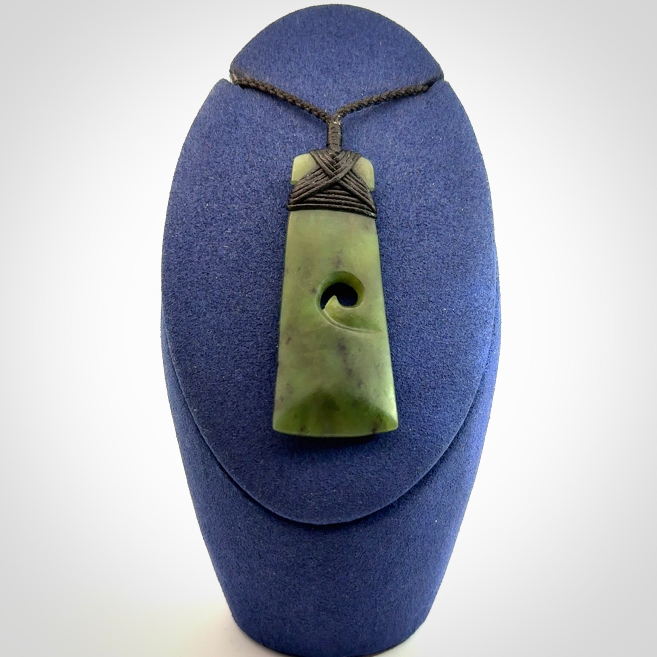 Hand carved New Zealand Jade Toki pendant