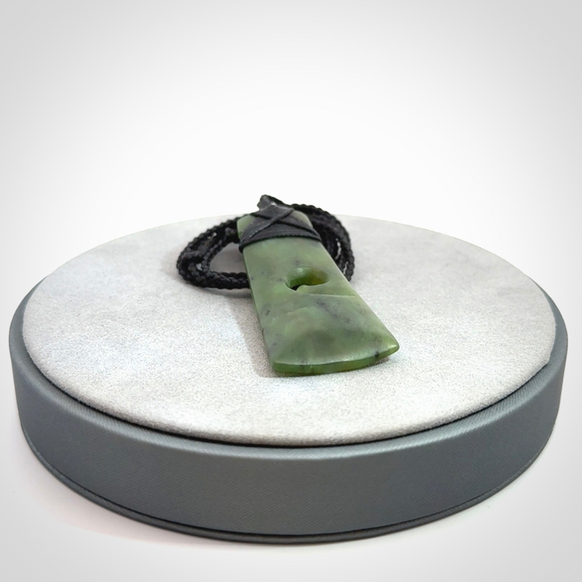 Hand carved New Zealand Jade Toki pendant