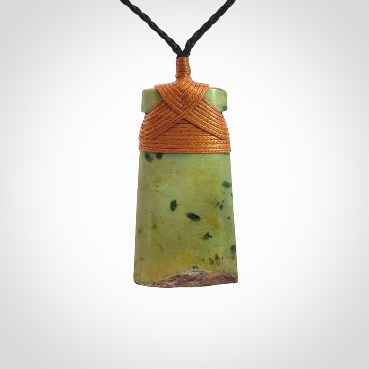 A Striking and Edgy Jade Toki Pendant