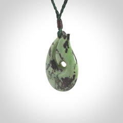 New Zealand Jade hook pendant