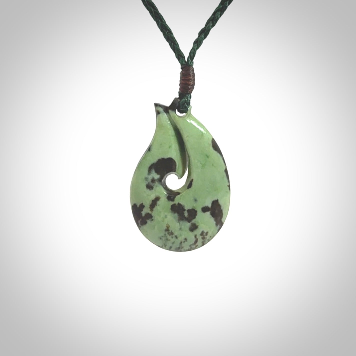 New Zealand Jade hook pendant