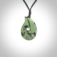 New Zealand Jade hook pendant