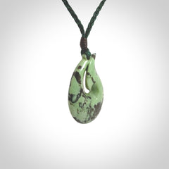 New Zealand Jade hook pendant