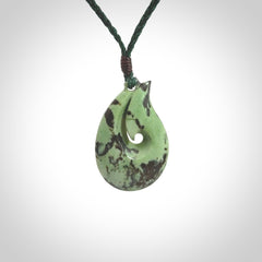 New Zealand Jade hook pendant