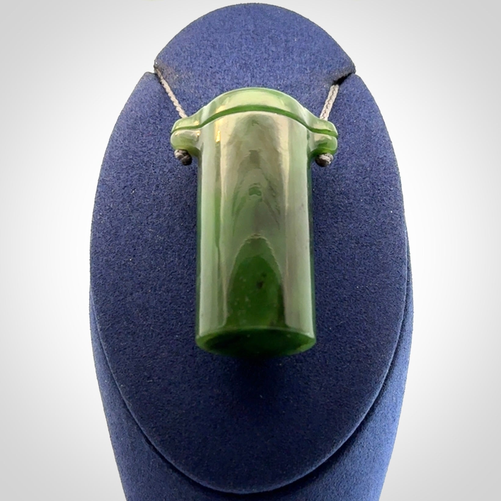 Hand carved British Columbian Jade container pendant