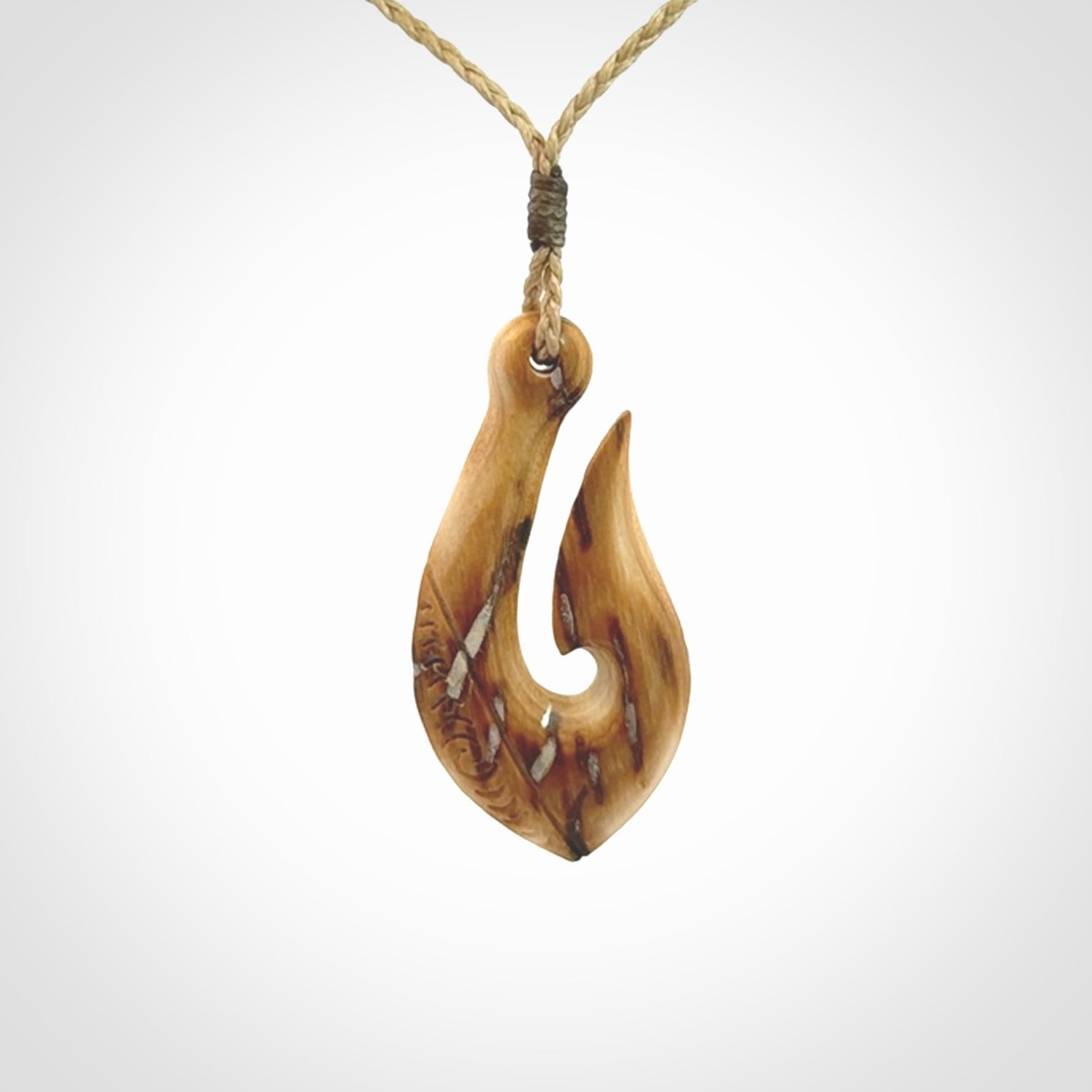 Hand Carved hook pendants in Beautiful Ancient Woolly Mammoth Tusk
