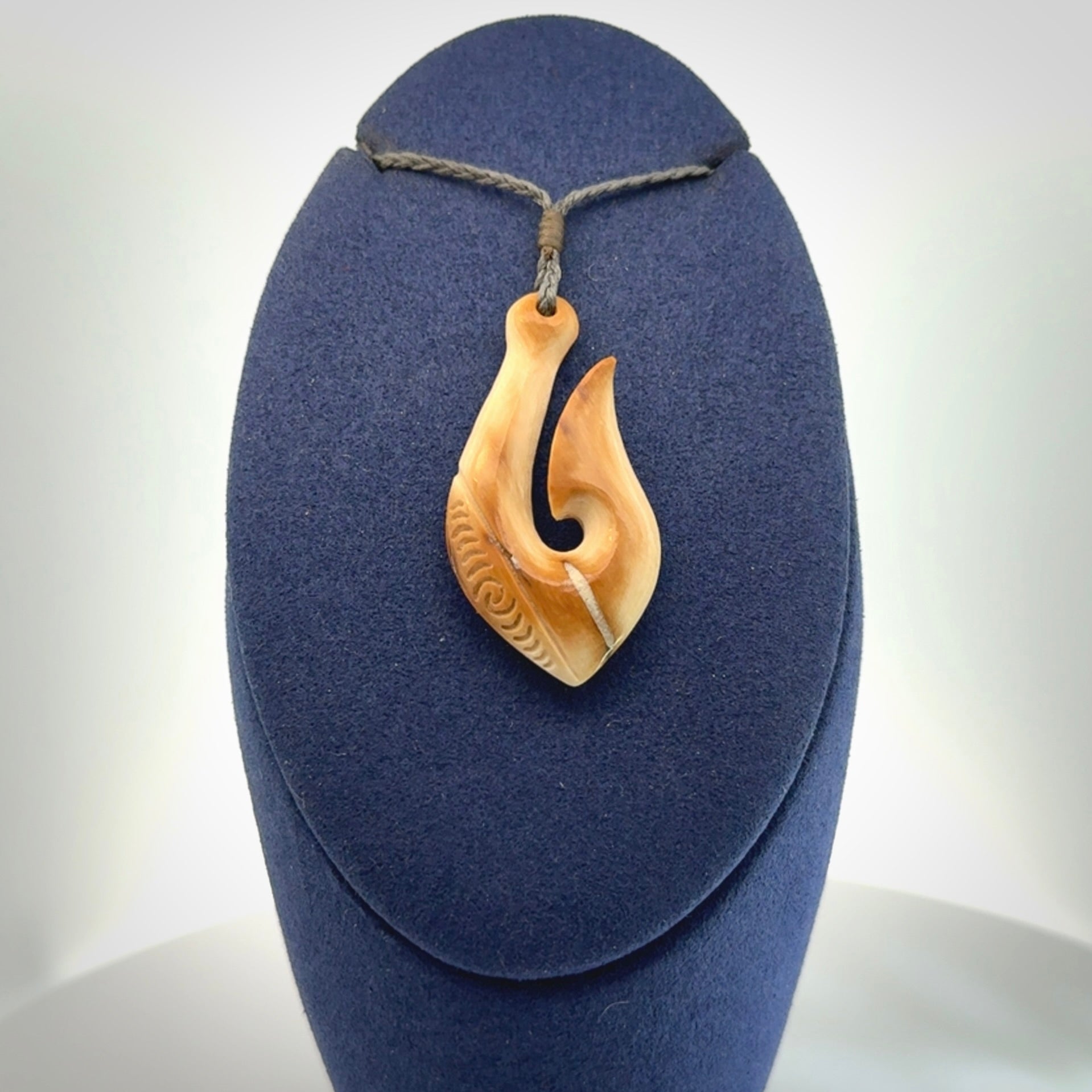 Beautiful Hook Pendants, Carved in Woolly Mammoth Tusk