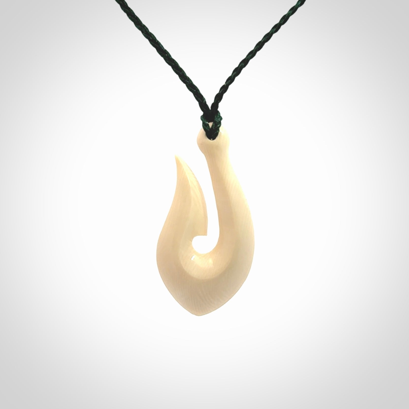 Beautiful Hook Pendants, Carved in Woolly Mammoth Tusk