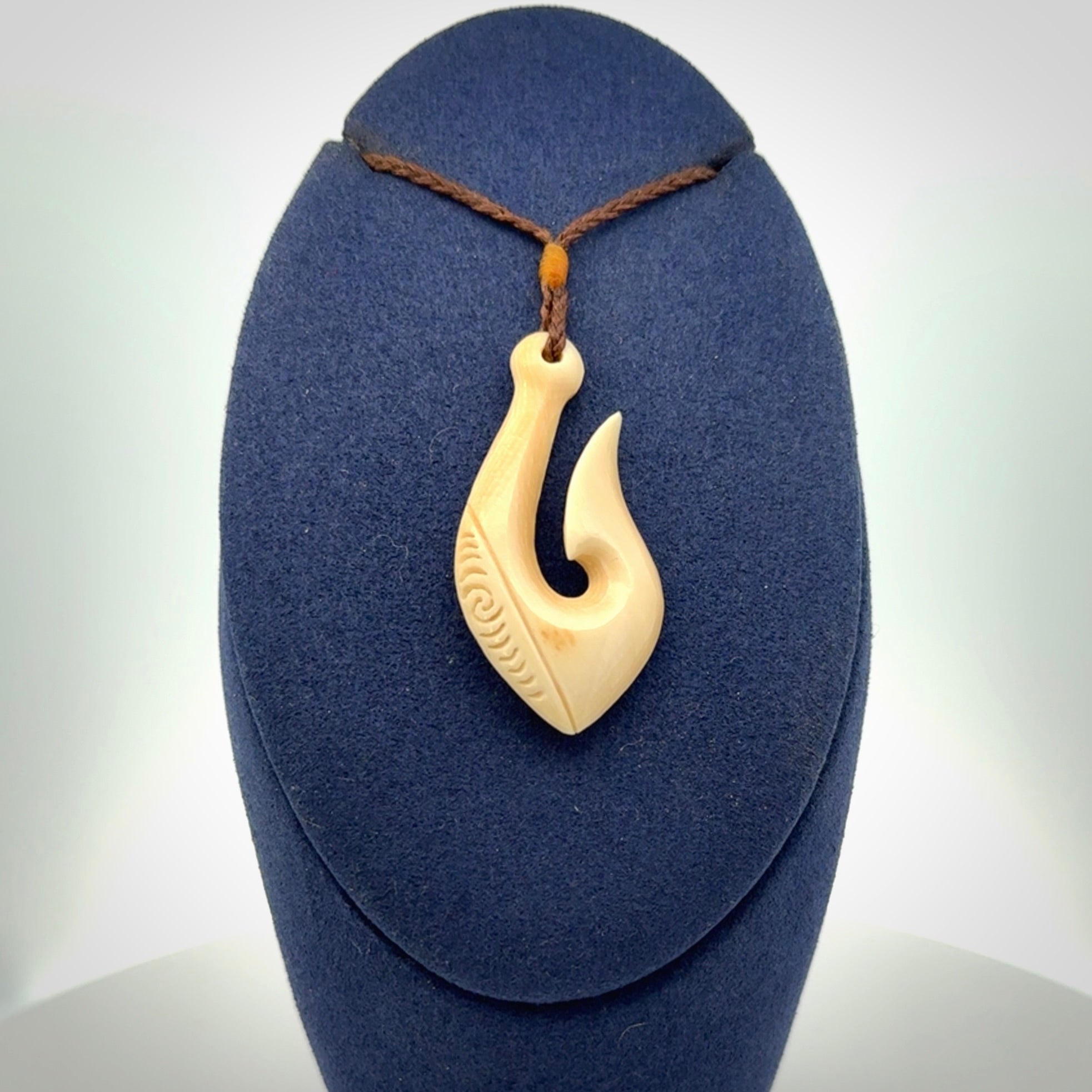 Hand Carved hook pendants in Beautiful Ancient Woolly Mammoth Tusk