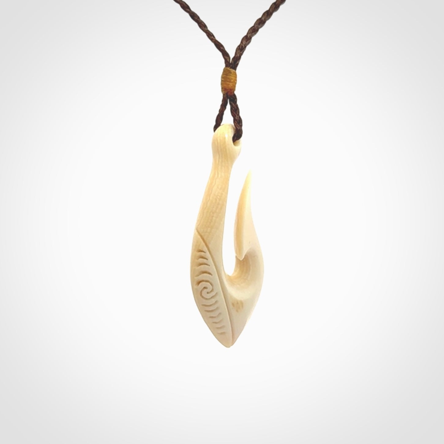 Hand Carved hook pendants in Beautiful Ancient Woolly Mammoth Tusk