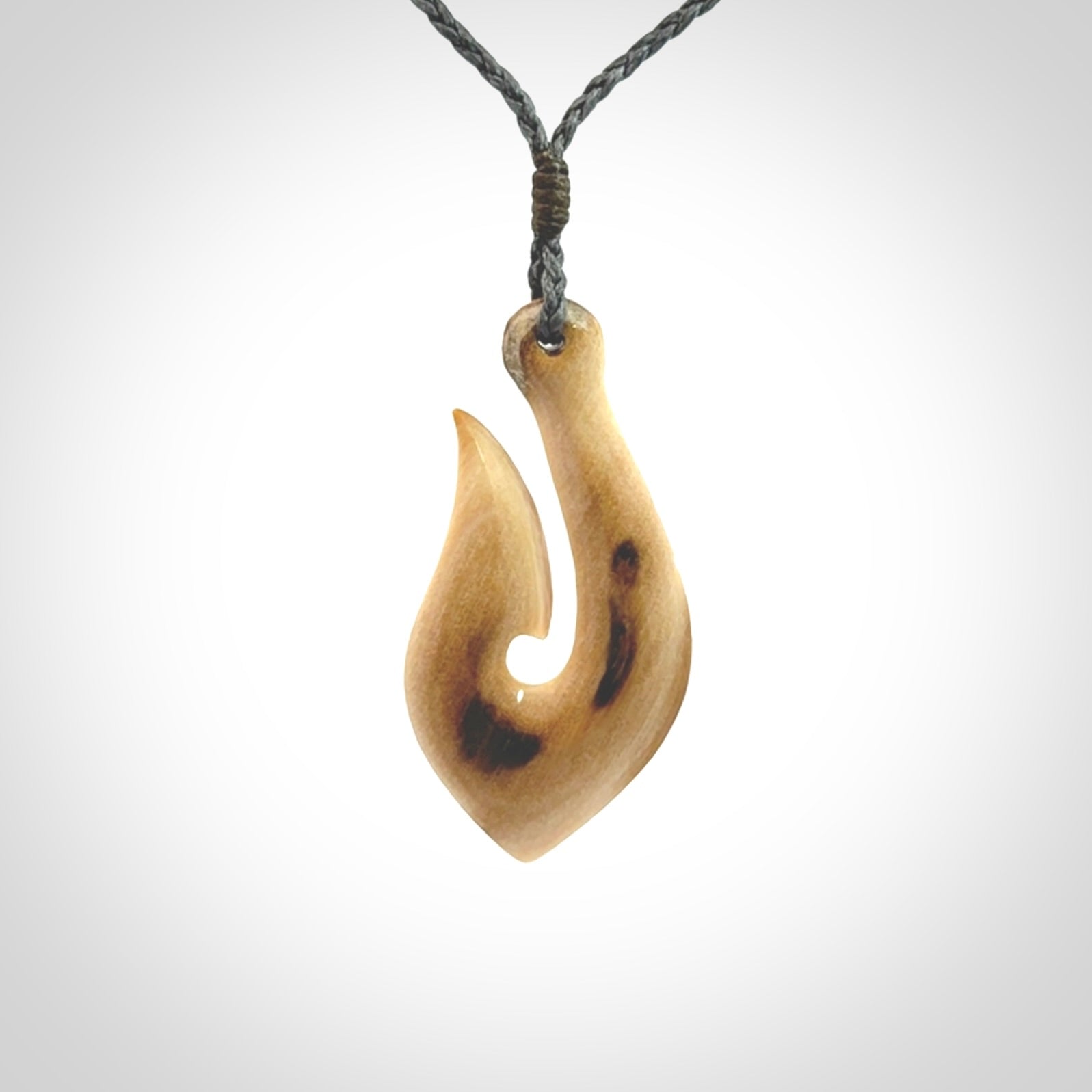 Beautiful Hook Pendants, Carved in Woolly Mammoth Tusk