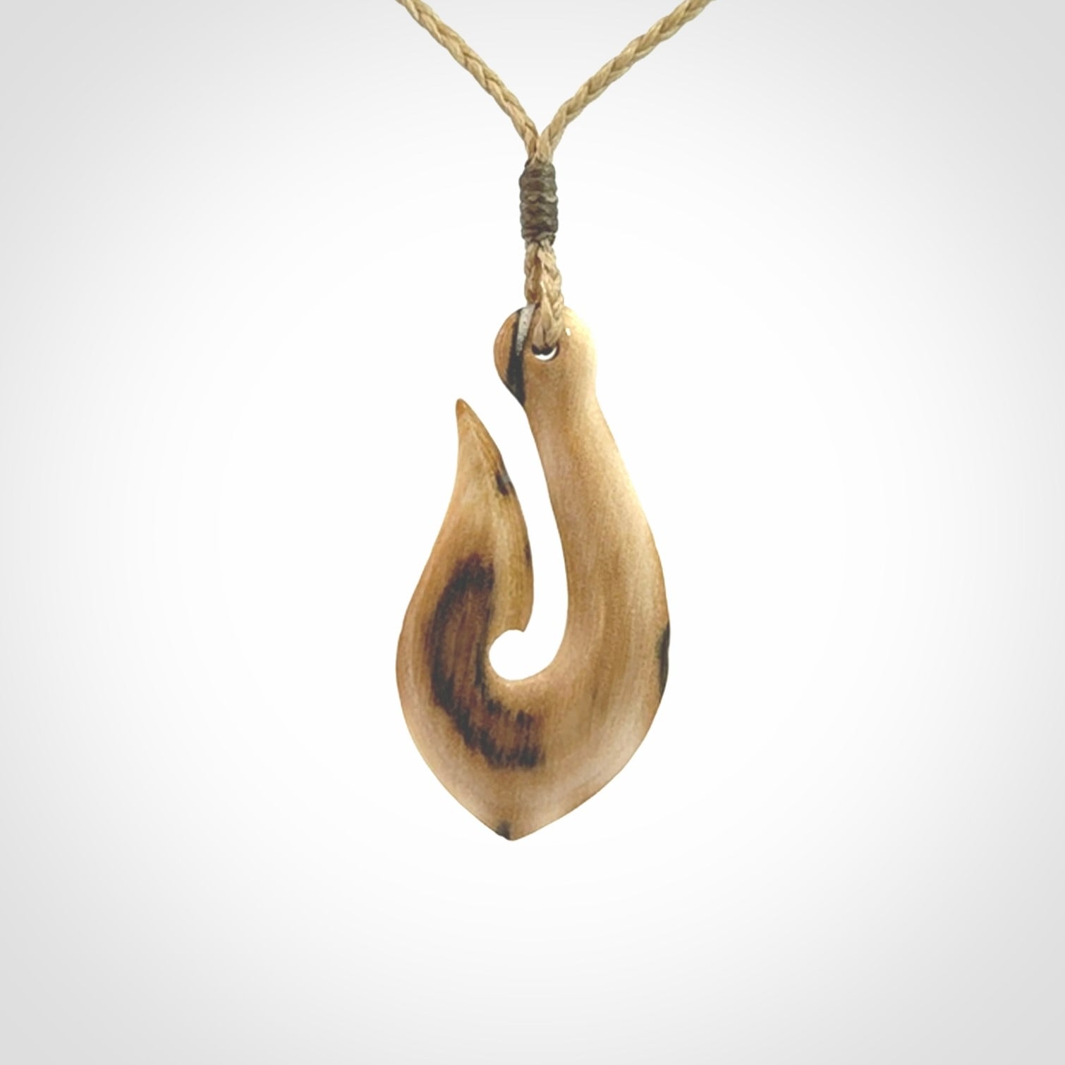 Hand Carved hook pendants in Beautiful Ancient Woolly Mammoth Tusk
