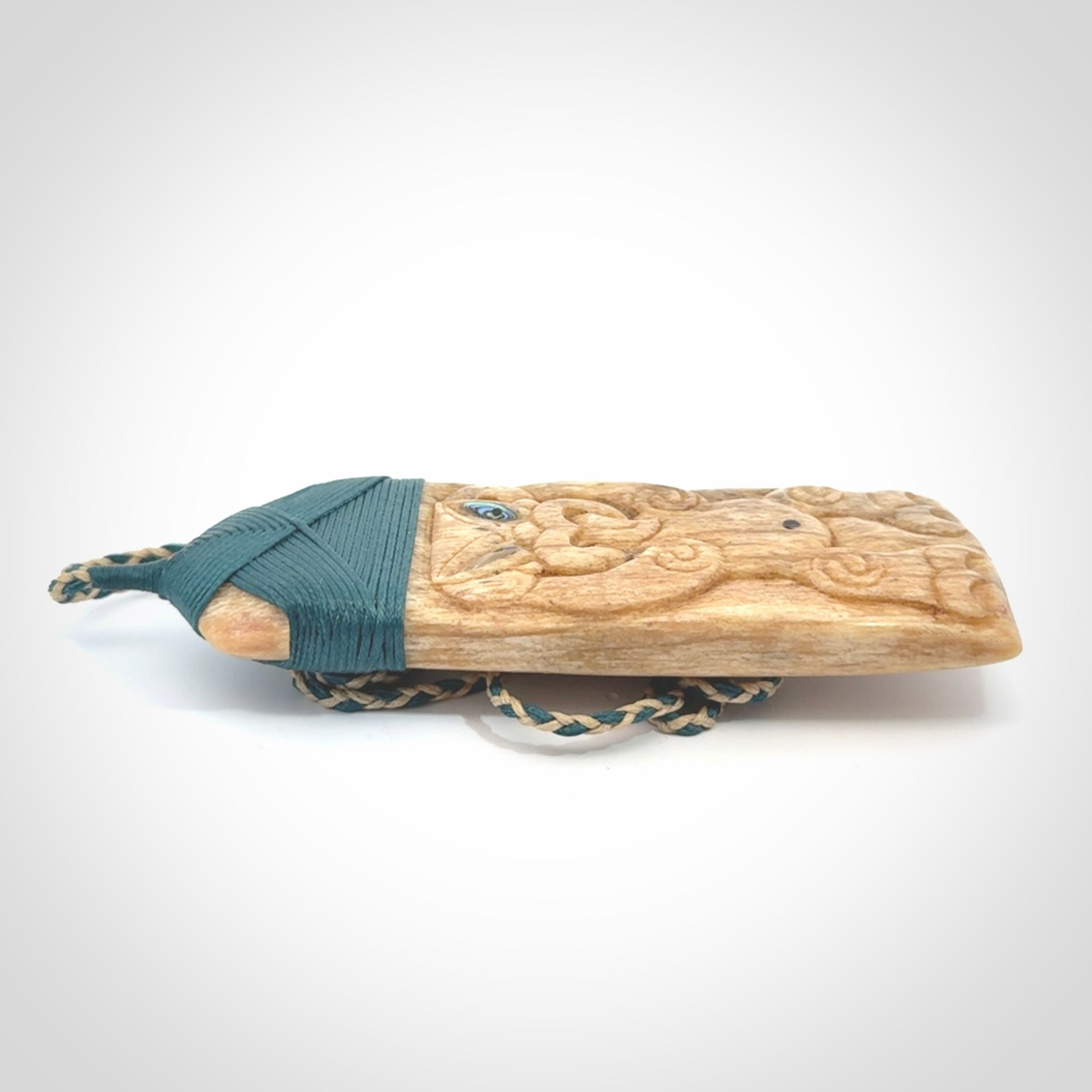 This is a wonderful, large Toki with Tiki from Bone