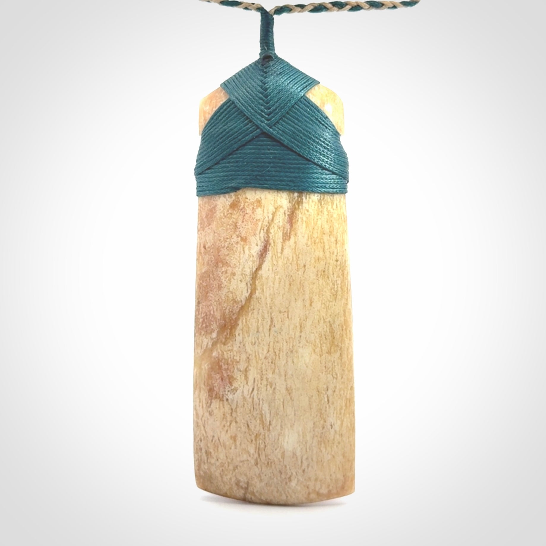 This is a wonderful, large Toki with Tiki from Bone