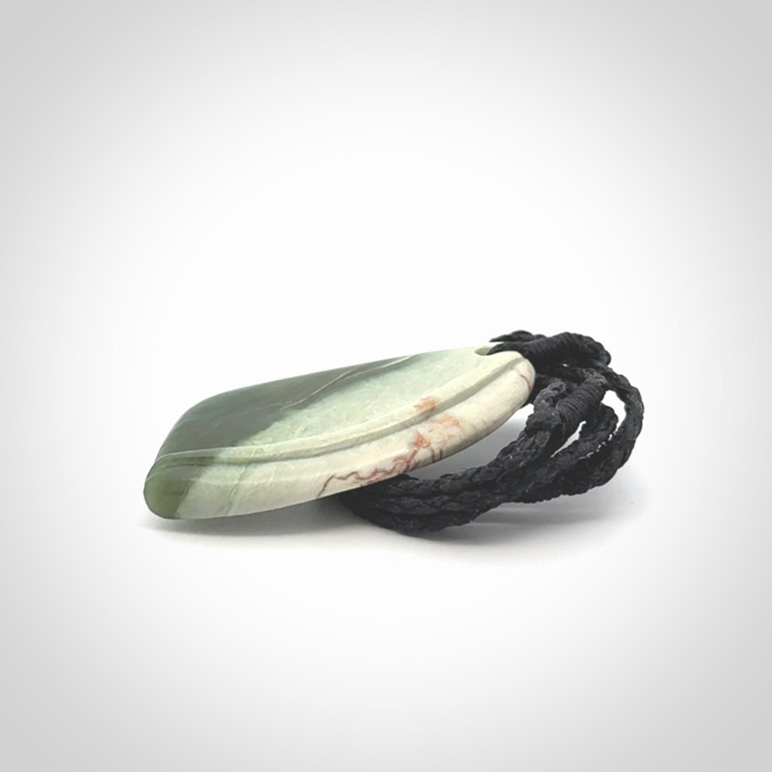 This is a wonderful New Zealand Jade drop pendant.
