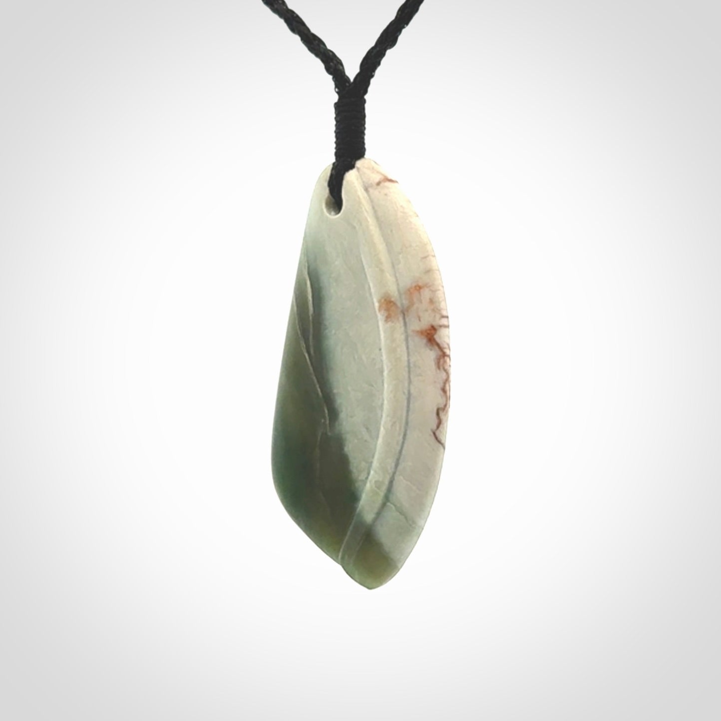 This is a wonderful New Zealand Jade drop pendant.