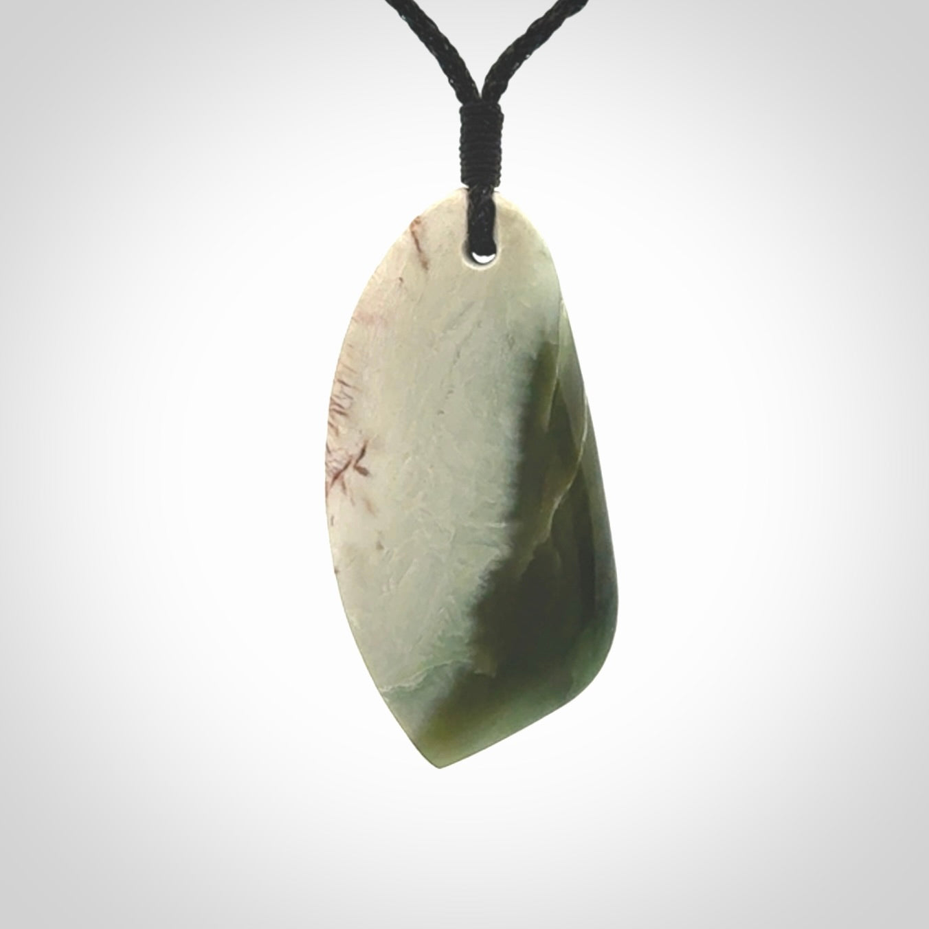 This is a wonderful New Zealand Jade drop pendant.