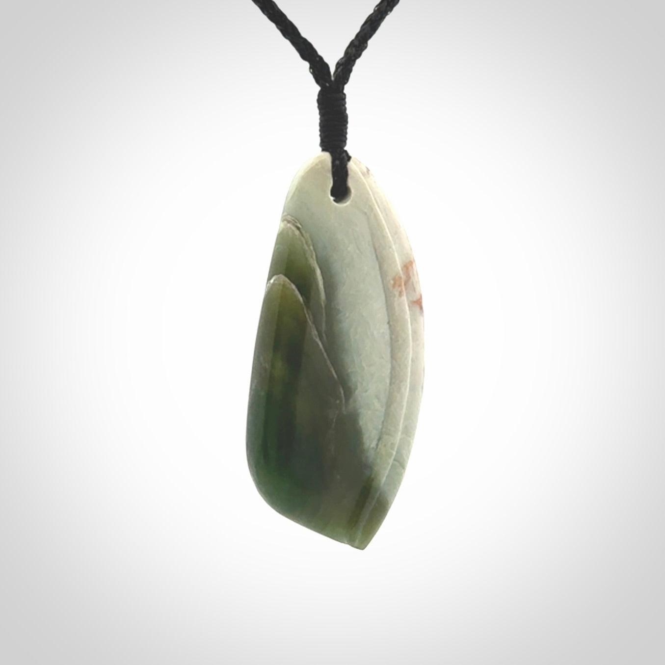 This is a wonderful New Zealand Jade drop pendant.