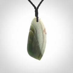 This is a wonderful New Zealand Jade drop pendant.