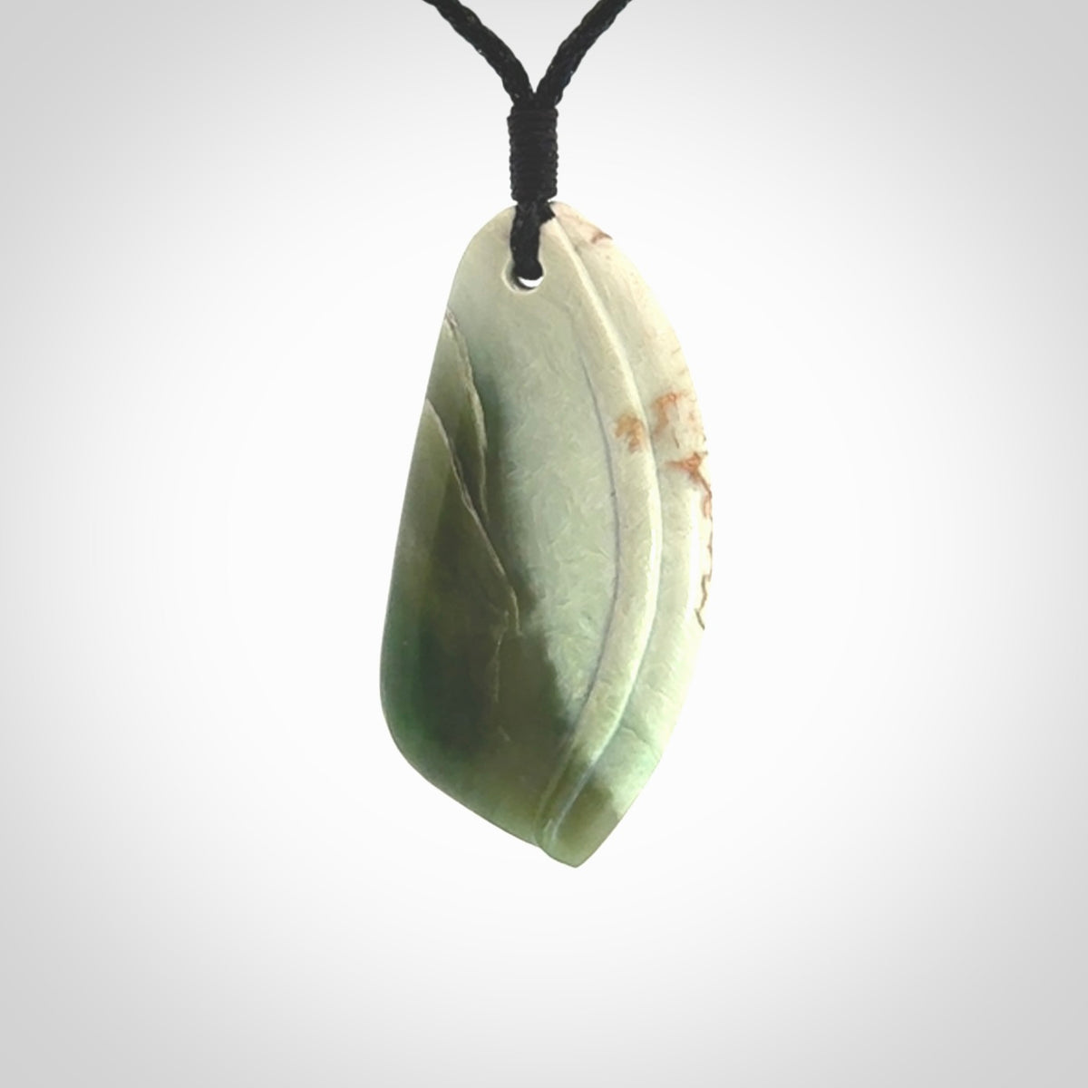 This is a wonderful New Zealand Jade drop pendant.