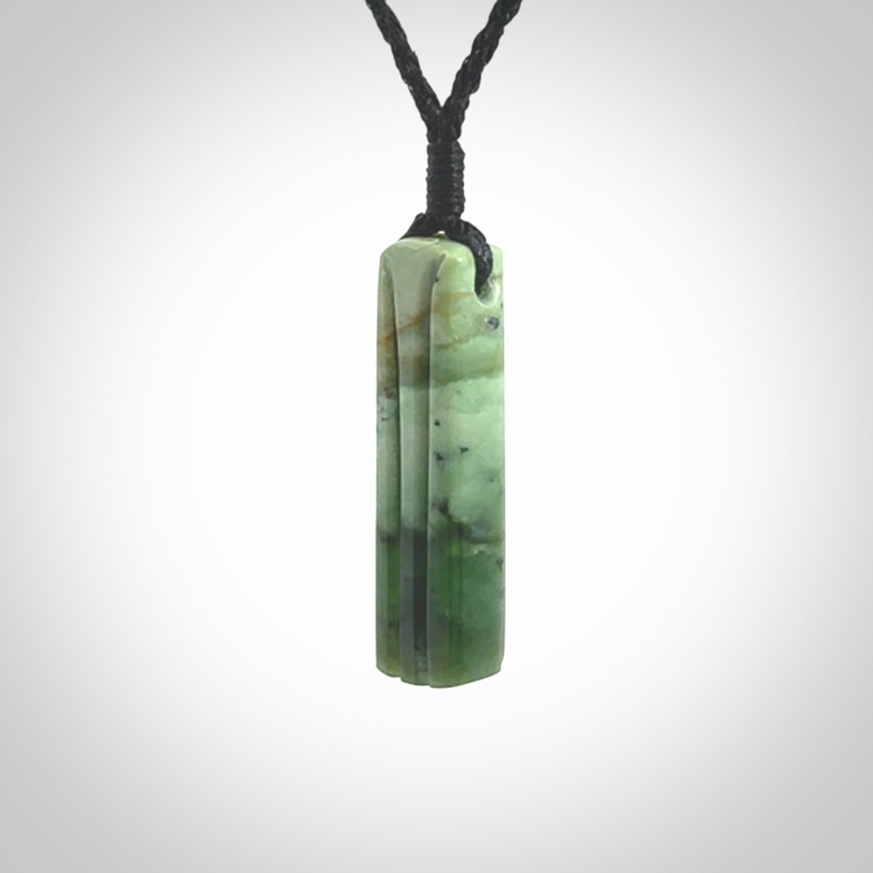 This is a wonderful New Zealand Jade drop pendant.