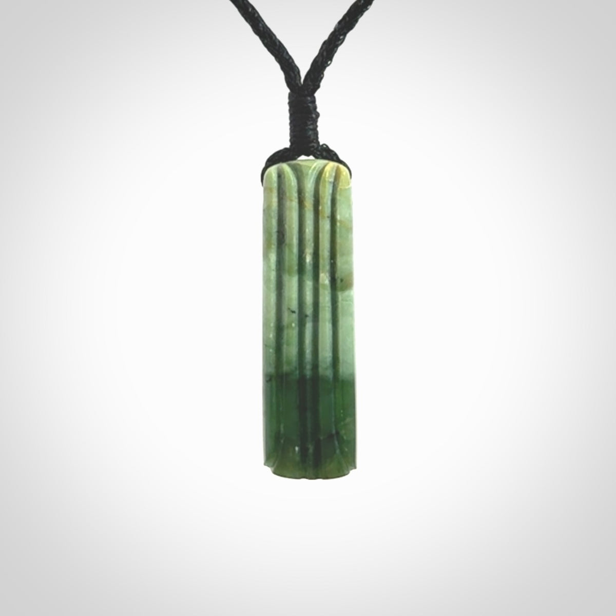 This is a wonderful New Zealand Jade drop pendant.