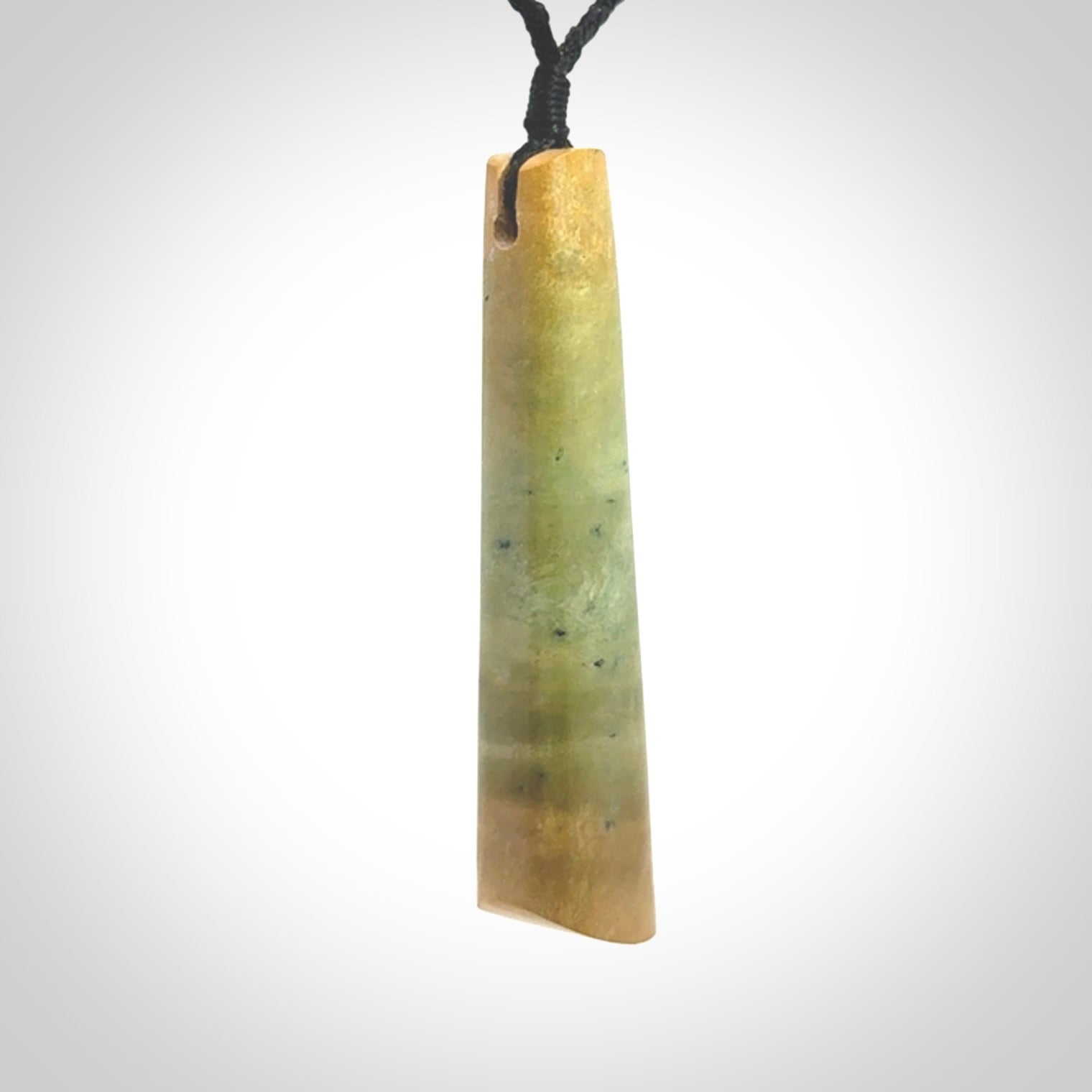This is a wonderful New Zealand Jade drop pendant.
