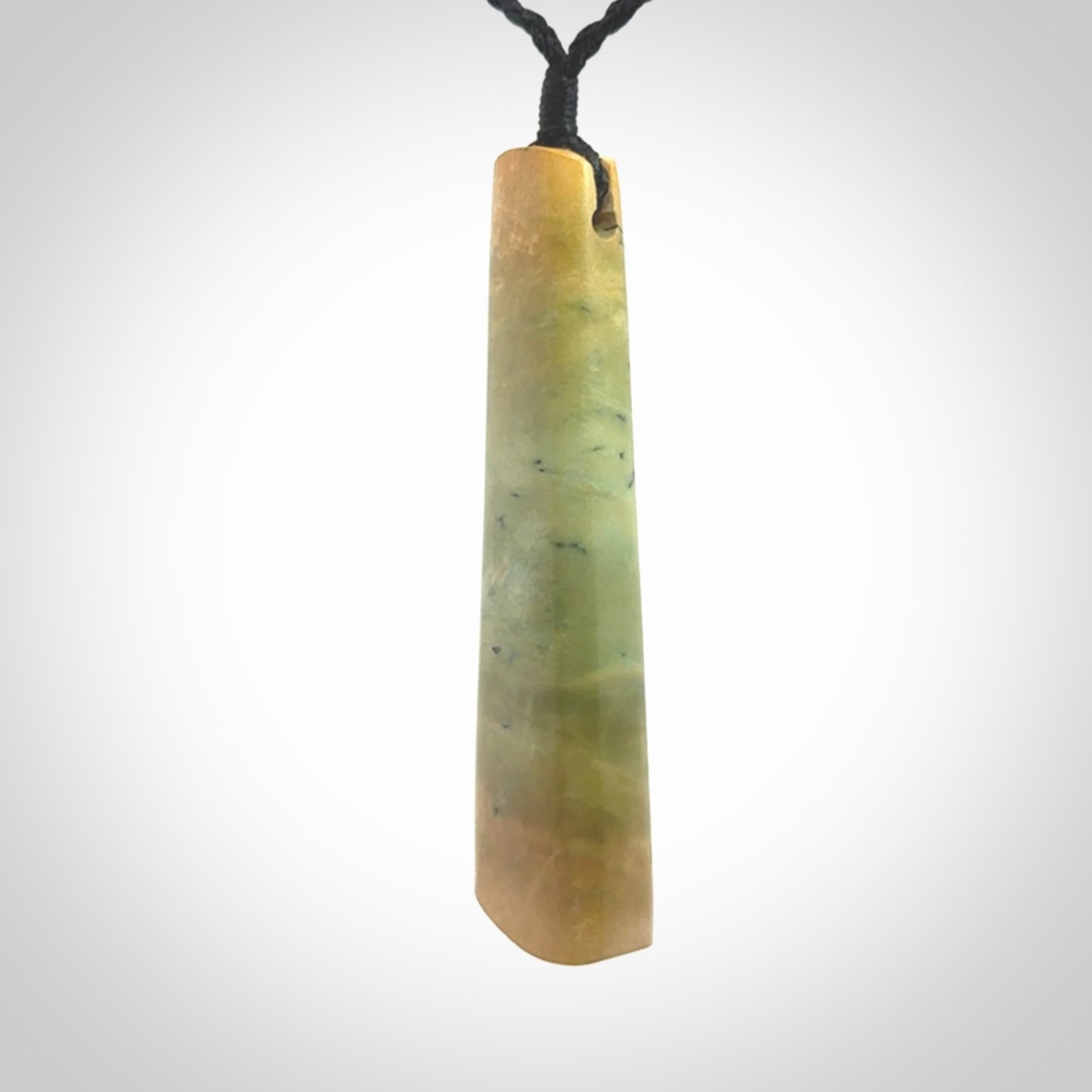 This is a wonderful New Zealand Jade drop pendant.