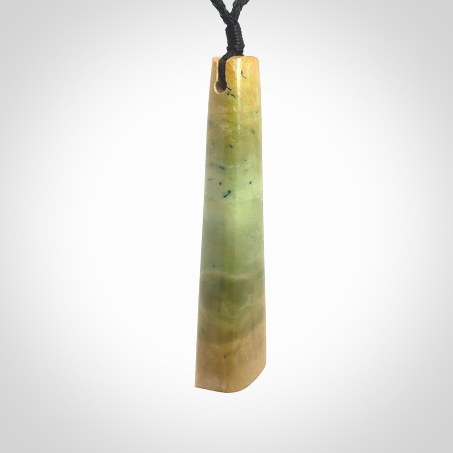 This is a wonderful New Zealand Jade drop pendant.