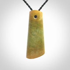 This is a wonderful New Zealand Jade toki pendant.