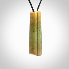 This is a wonderful New Zealand Jade toki pendant.