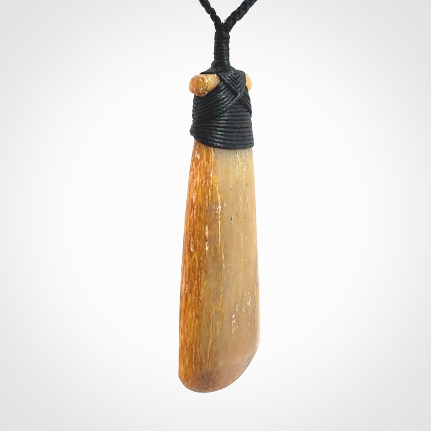 Hand carved Whale Bone Toki pendant